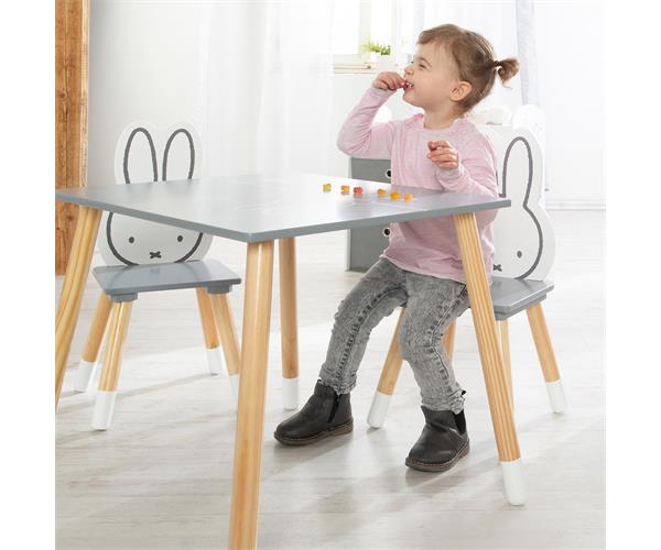 Roba Kids Drveni dječji sto i stolice Miffy